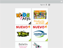 Tablet Screenshot of kidsandarts.com